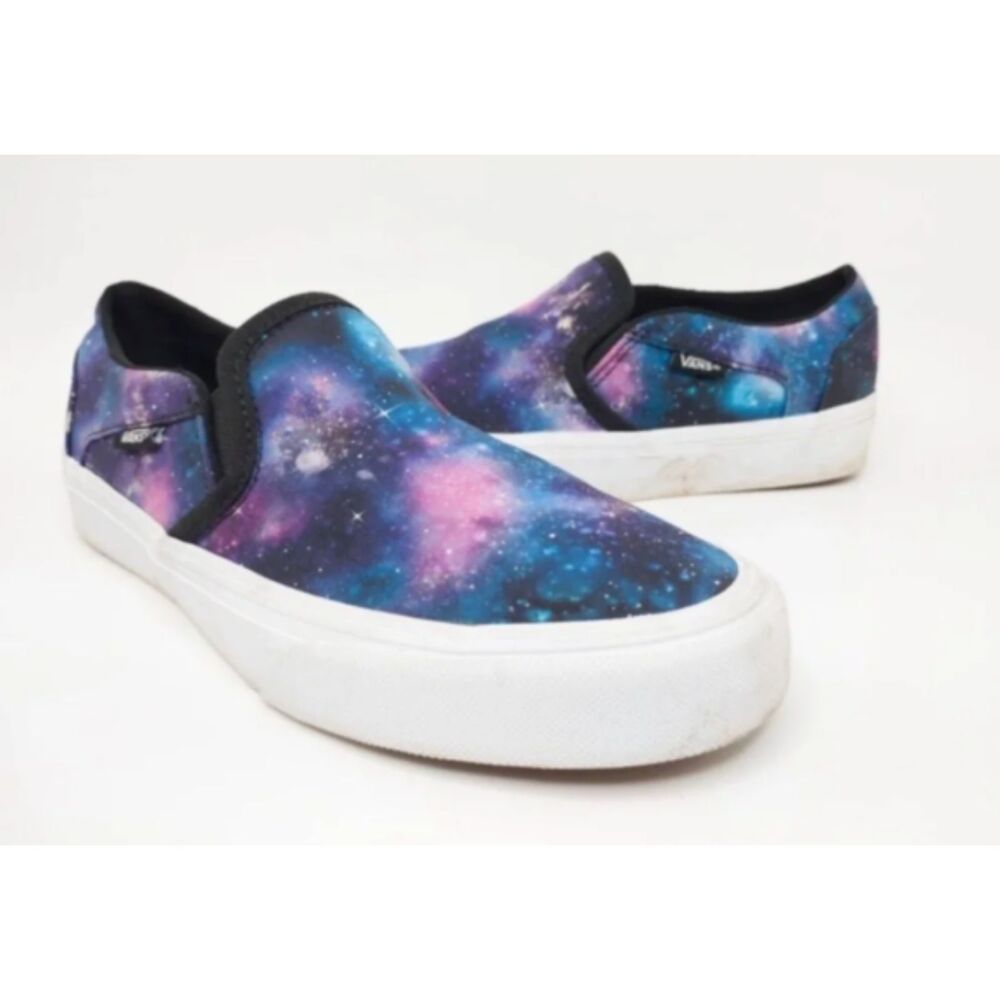 Vans Galaxy Print Slip-On Skate Sneakers Women’s 9.0